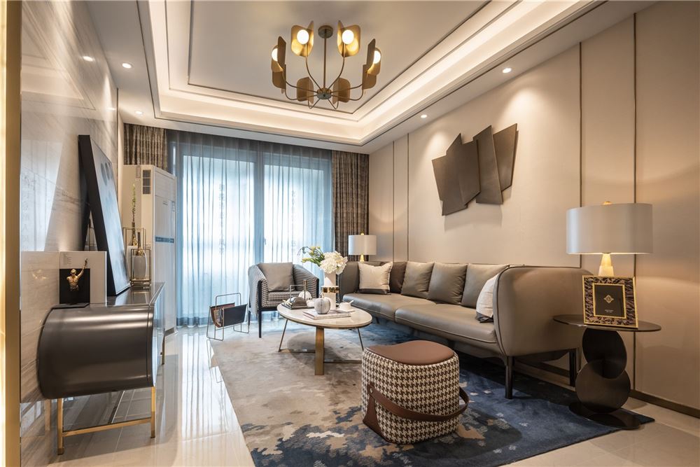 韶關市金科集美江山現代簡約風格三居室裝修案例