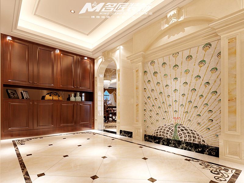 揭陽市濱江尚都歐式風格四居室裝修案例