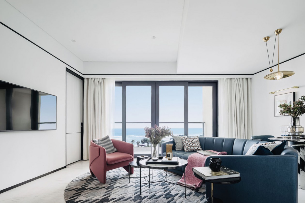 現代輕奢風格室內設計家裝案例-客廳 現代輕奢風格室內設計家裝案例-客廳