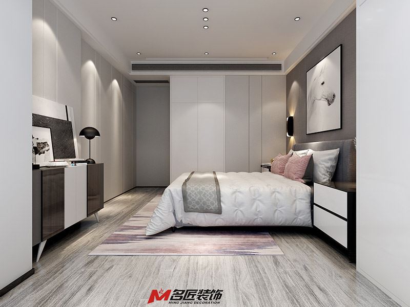 臺州市北山菜場邊現代簡約風格三居室裝修案例