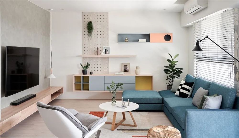 廣州市琶洲新村現代簡約風格三居室裝修案例