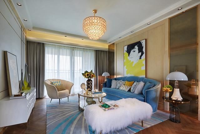 廣州市棠德花園歐式風格三居室裝修案例