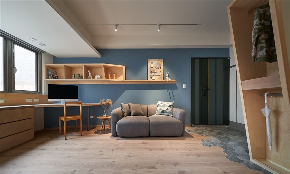 廣州市雅寶新城現代簡約風格三居室裝修案例