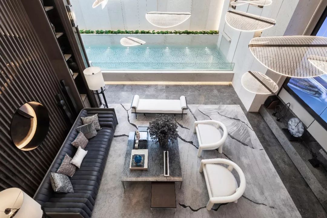 新中式風格家裝設計別墅裝修效果圖-客廳 新中式風格家裝設計別墅裝修效果圖-客廳