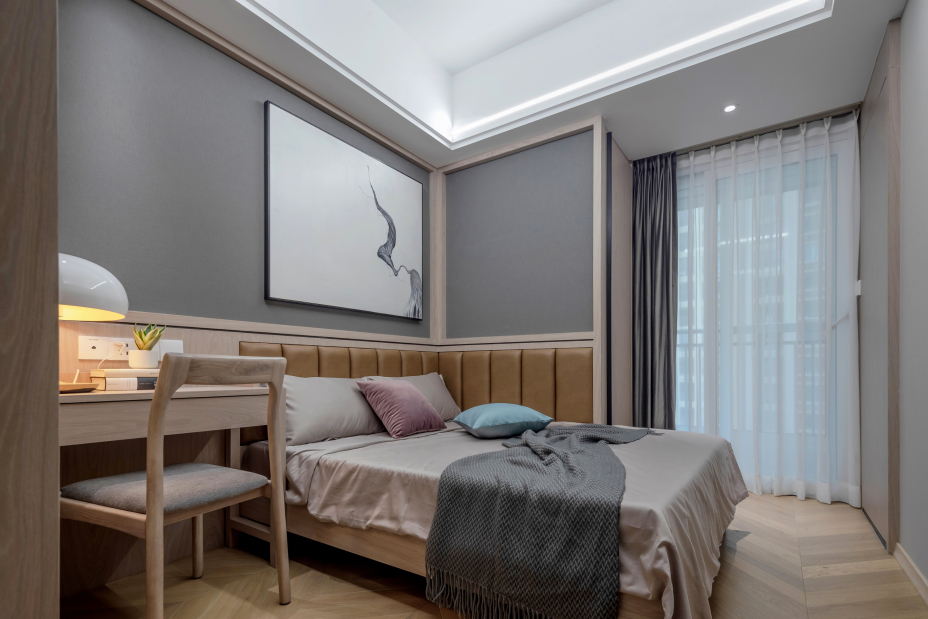 新中式風(fēng)格家裝設(shè)計(jì)室內(nèi)裝修效果圖-次臥 新中式風(fēng)格家裝設(shè)計(jì)室內(nèi)裝修效果圖-次臥
