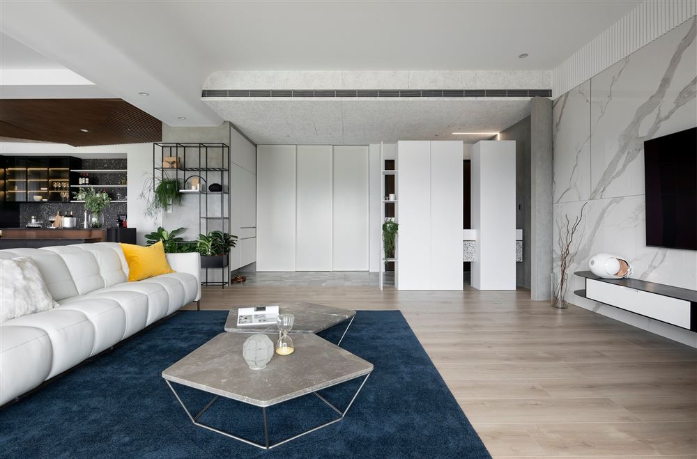 佛山市綠城·桂語(yǔ)蘭庭現(xiàn)代簡(jiǎn)約風(fēng)格四居室裝修案例