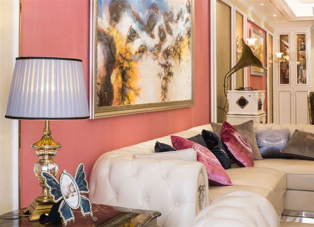 佛山市旭輝雅居樂清樾歐式風格三居室裝修案例