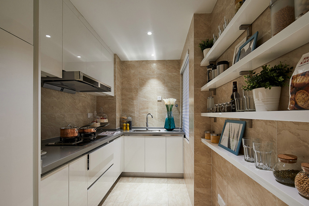 榮和悅瀾山三居121平米輕奢風格室內裝修案例-廚房 榮和悅瀾山三居121平米輕奢風格室內裝修案例-廚房