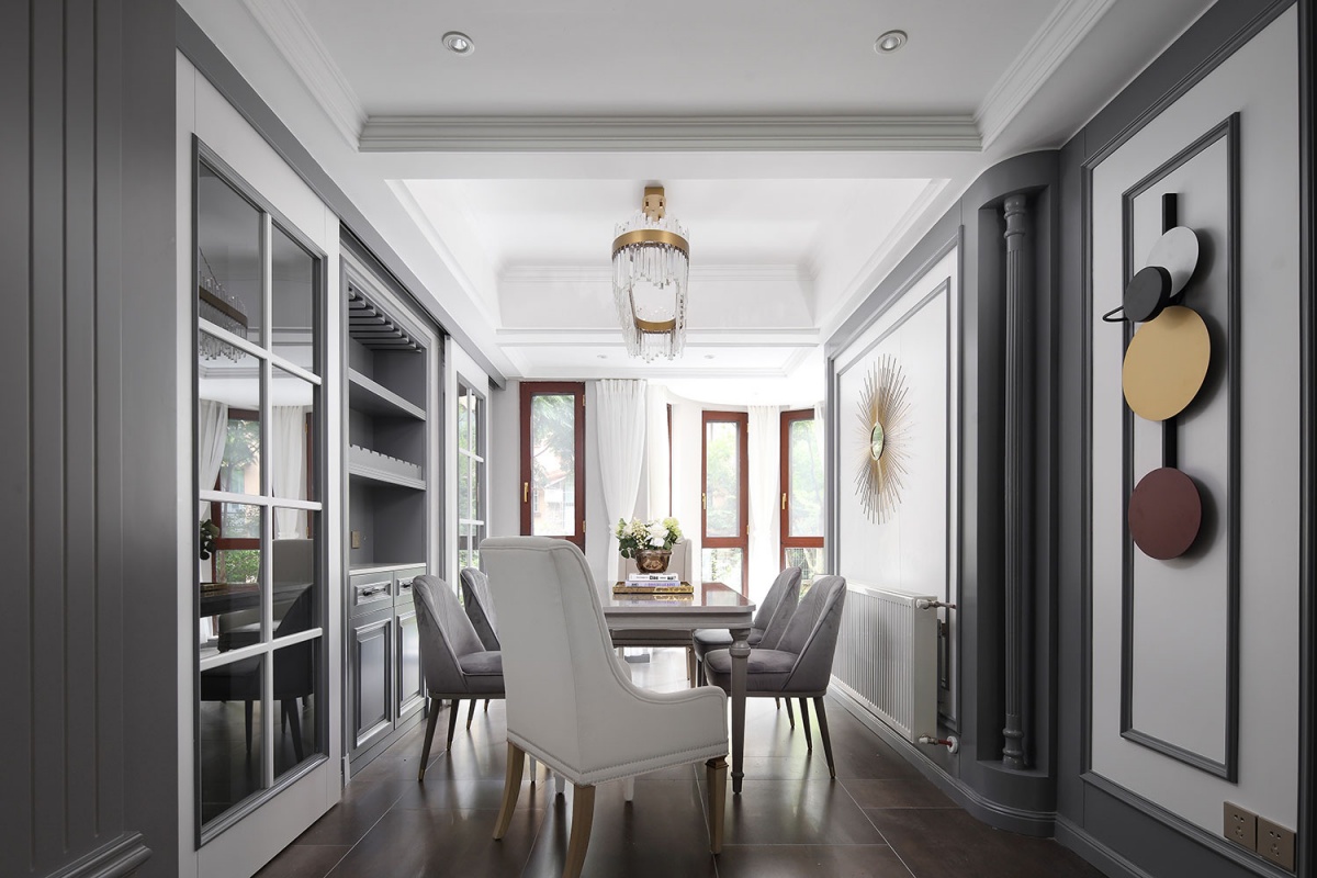 裝修案例輕奢風(fēng)格室內(nèi)裝修效果圖-餐廳 裝修案例輕奢風(fēng)格室內(nèi)裝修效果圖-餐廳