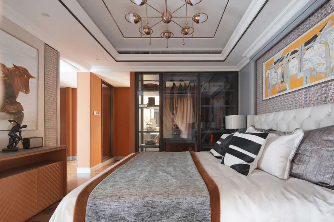 時(shí)尚輕奢風(fēng)格室內(nèi)設(shè)計(jì)家裝案例-主臥 時(shí)尚輕奢風(fēng)格室內(nèi)設(shè)計(jì)家裝案例-主臥