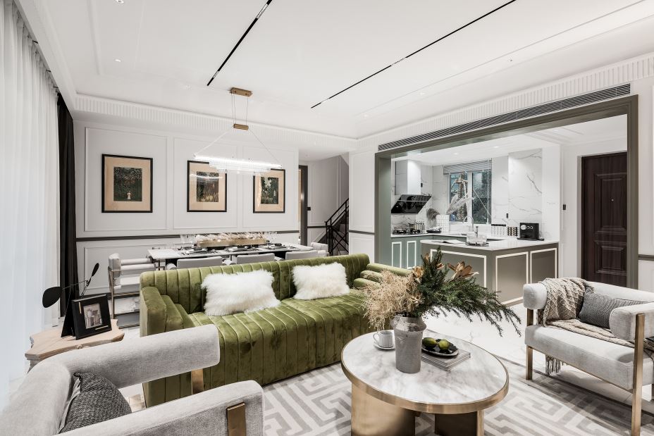 江門市江門奧園歐式風格復式裝修案例