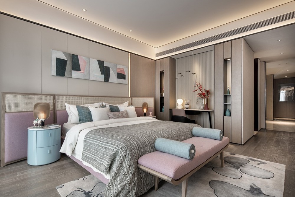 現代簡約風格室內設計家裝案例-次臥 現代簡約風格室內設計家裝案例-次臥