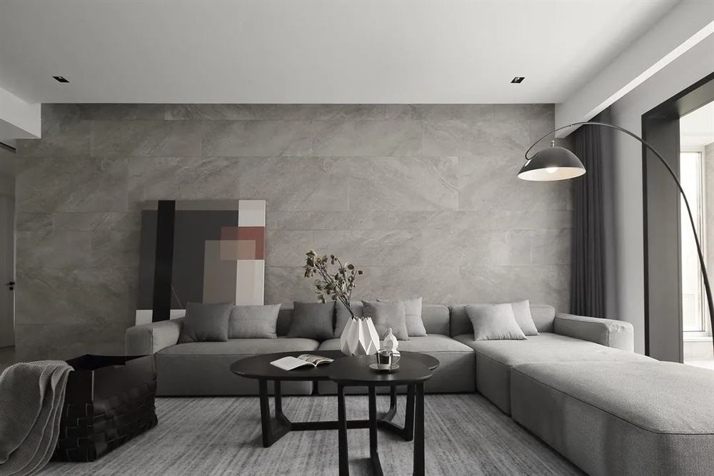 清遠市現代城輕奢風格四居室裝修案例