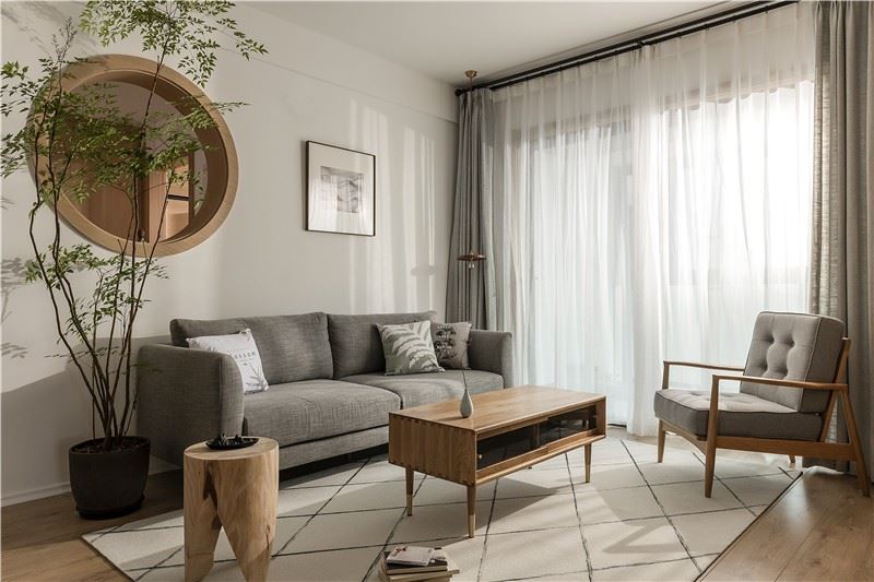 深圳市中信城開·紅樹灣北歐風(fēng)格三居室裝修案例