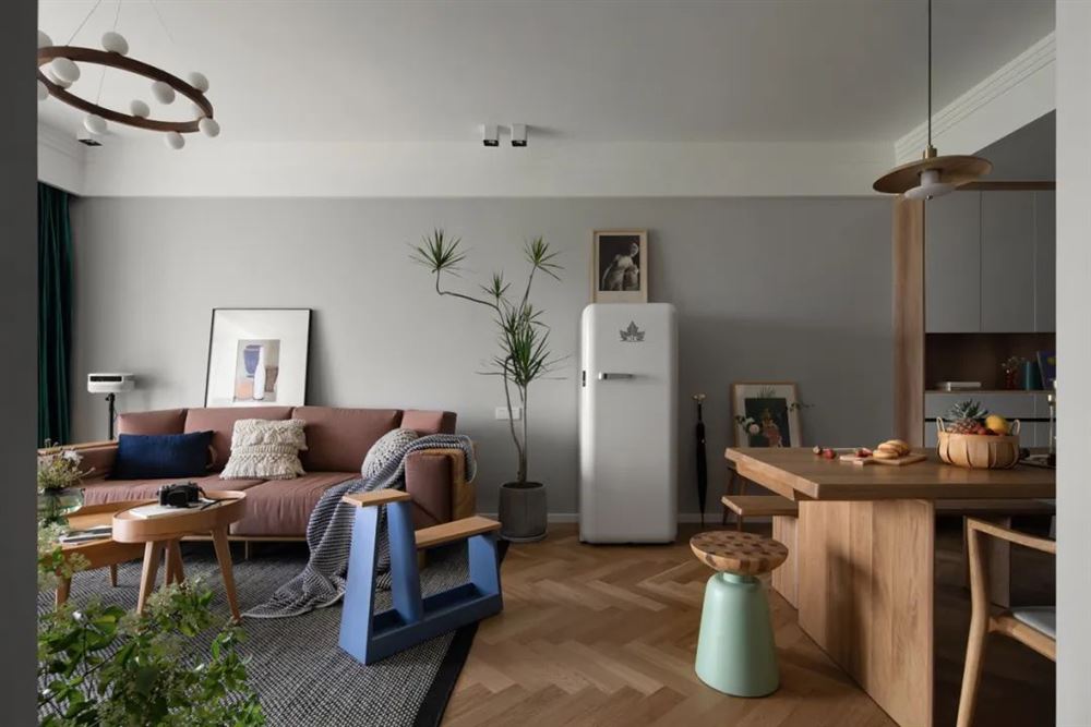 茂名市茂豐花園北歐風(fēng)格三居室裝修案例