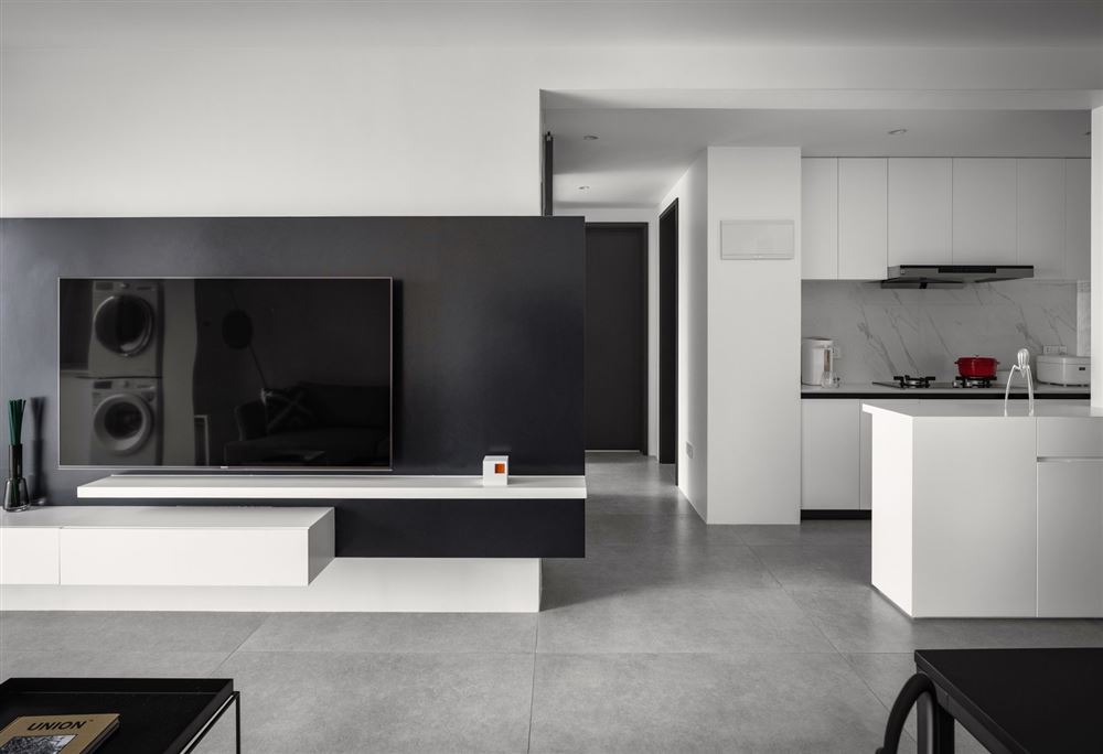 廣州市保利花城現代簡約風格三居室裝修案例