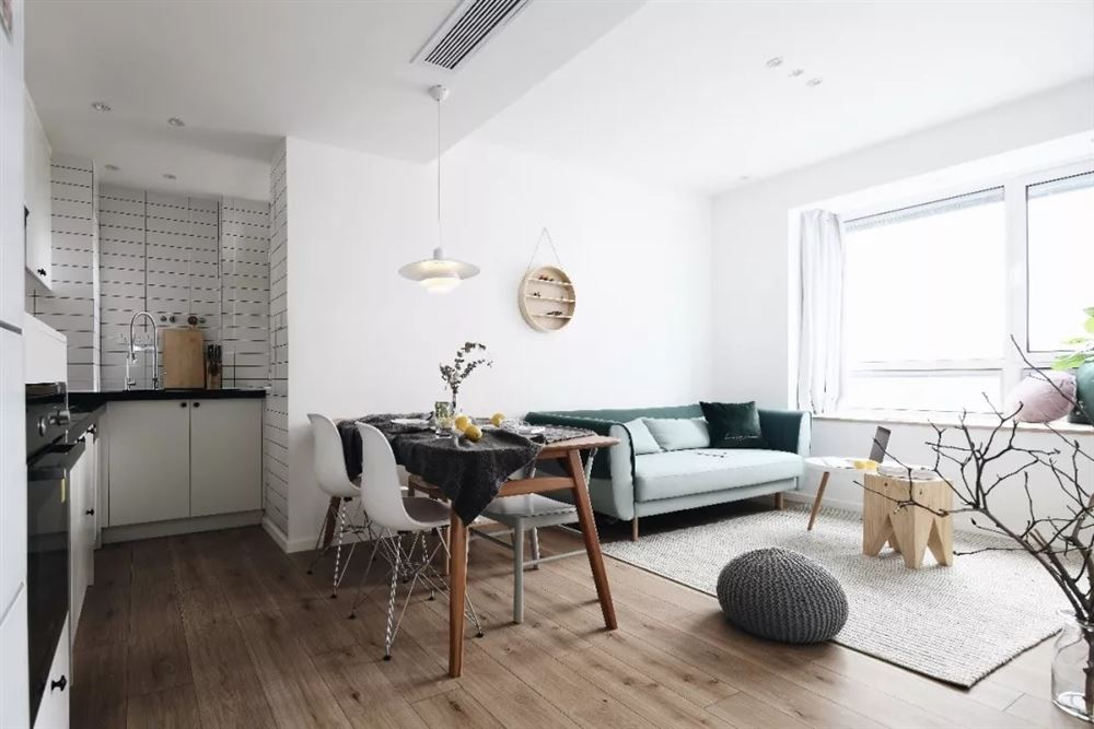 江門市東成家園北歐風格三居室裝修案例