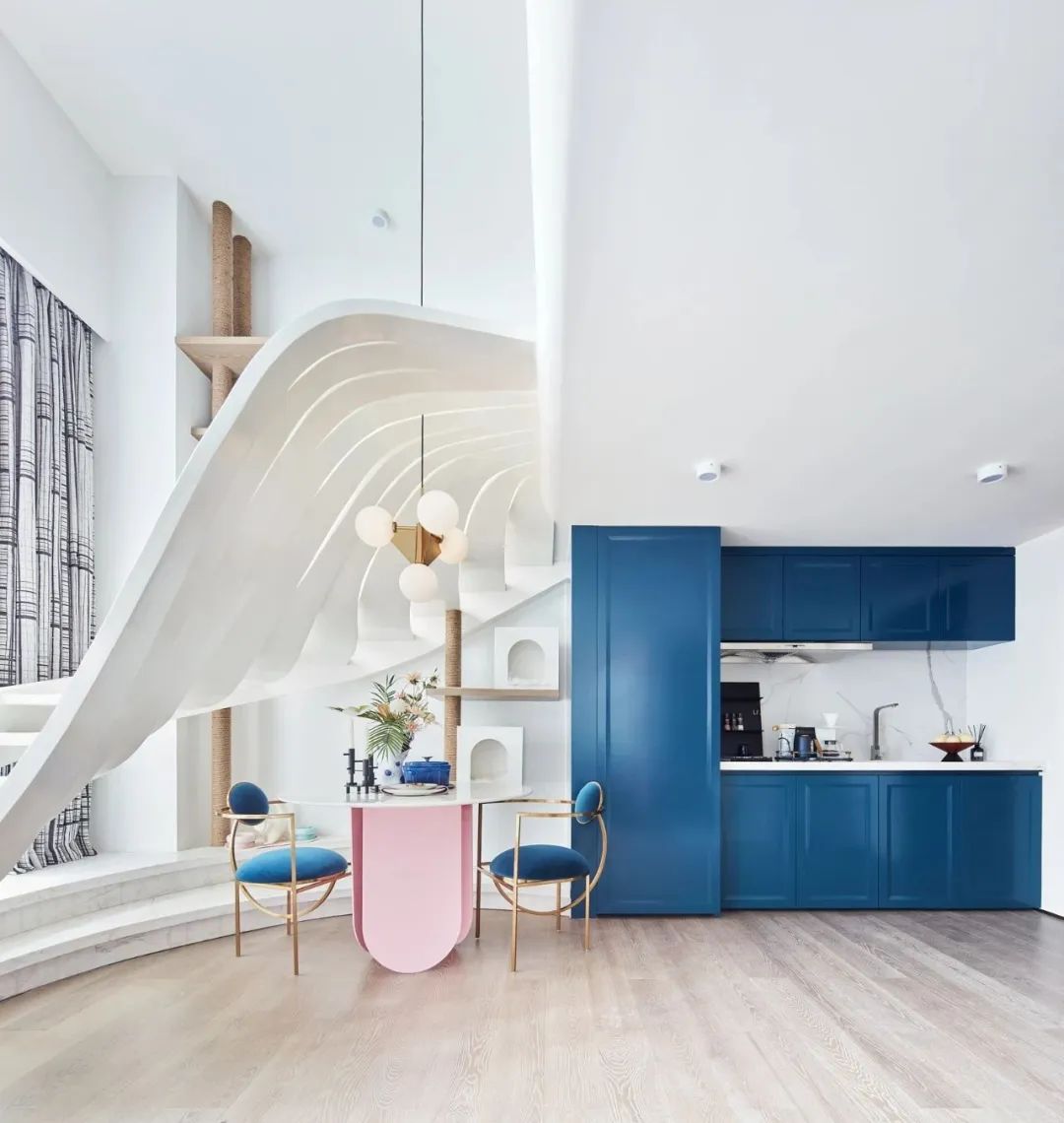 現代輕奢風格公寓室內裝修設計-廚餐廳 現代輕奢風格公寓室內裝修設計-廚餐廳