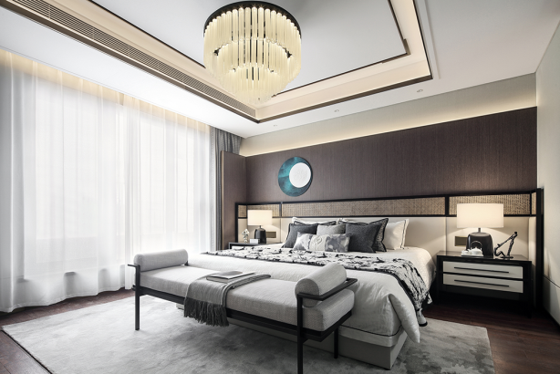 新中式風格室內設計家裝案例-主臥 新中式風格室內設計家裝案例-主臥