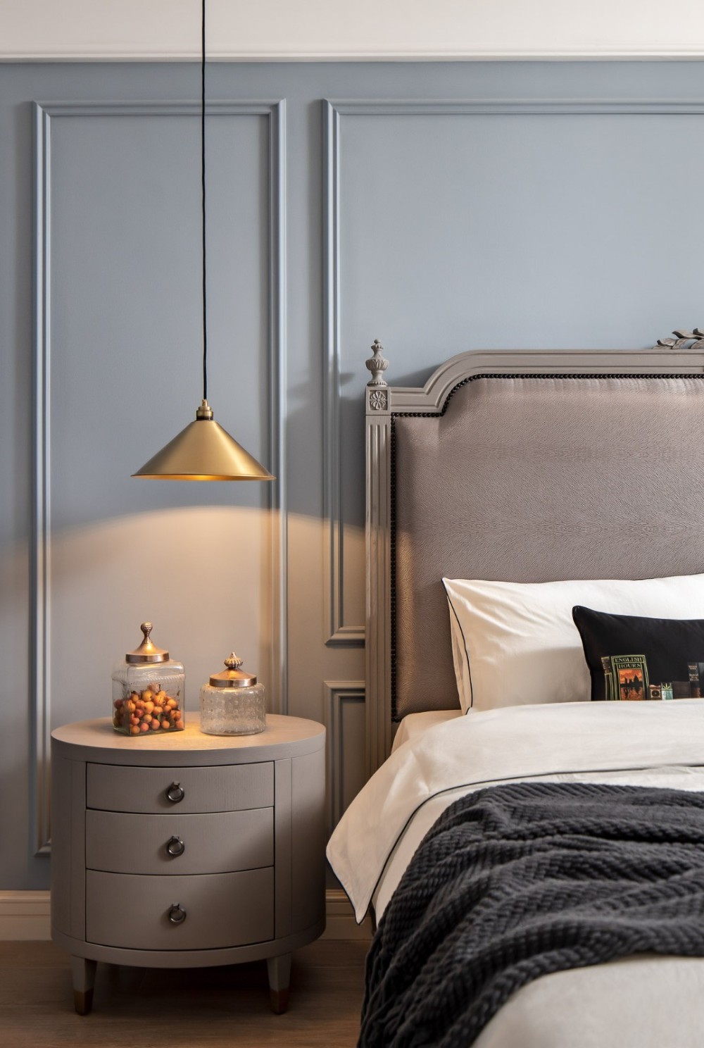 現代美式風格室內家裝案例效果圖-臥室 現代美式風格室內家裝案例效果圖-臥室