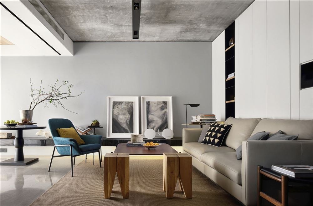 廣州市新世界凱粵灣現(xiàn)代簡約風(fēng)格三居室裝修案例