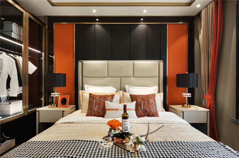 高調奢華歐式風格室內家裝案例效果圖-主臥 高調奢華歐式風格室內家裝案例效果圖-主臥