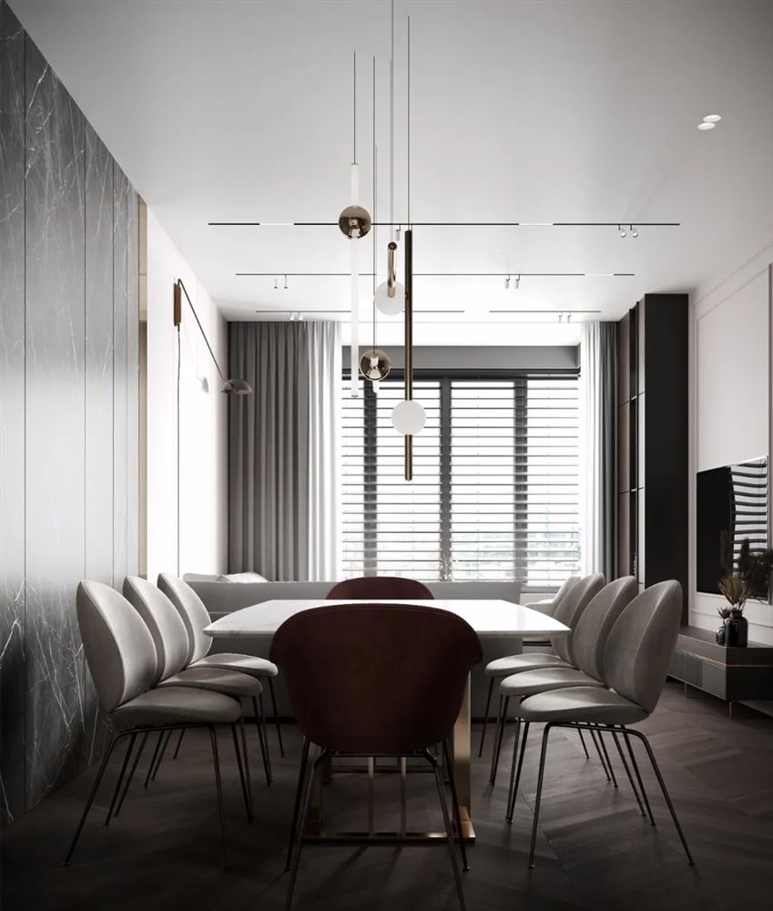 惠州市碧桂園十里銀灘現代簡約風格三居室裝修案例