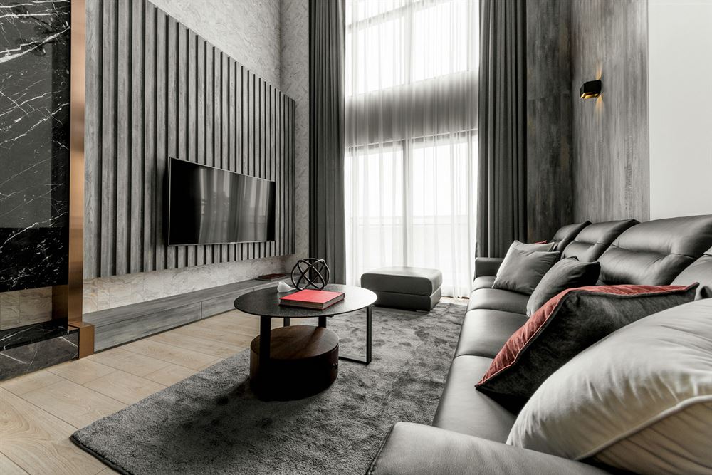 佛山市雅居樂·江畔明珠輕奢風格復式裝修案例