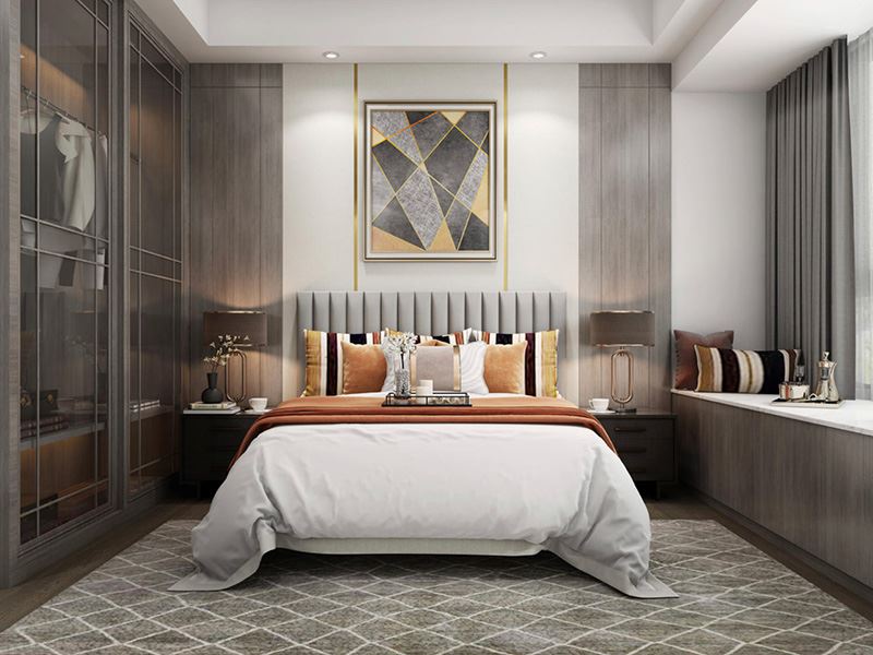 茂名市筑路·新湖灣現代簡約風格三居室裝修案例