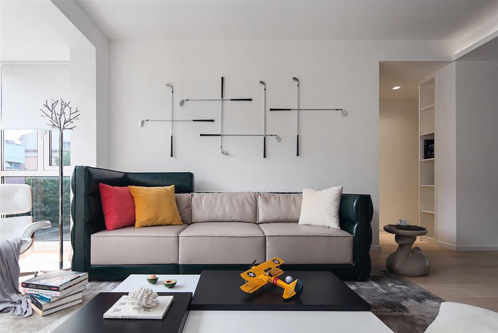 汕頭市龍騰水岸花園現代簡約風格三居室裝修案例