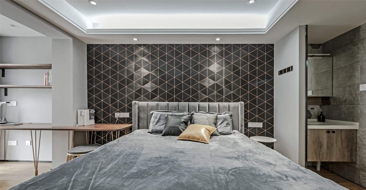 現代前衛風格室內設計家裝案例-主臥 現代前衛風格室內設計家裝案例-主臥