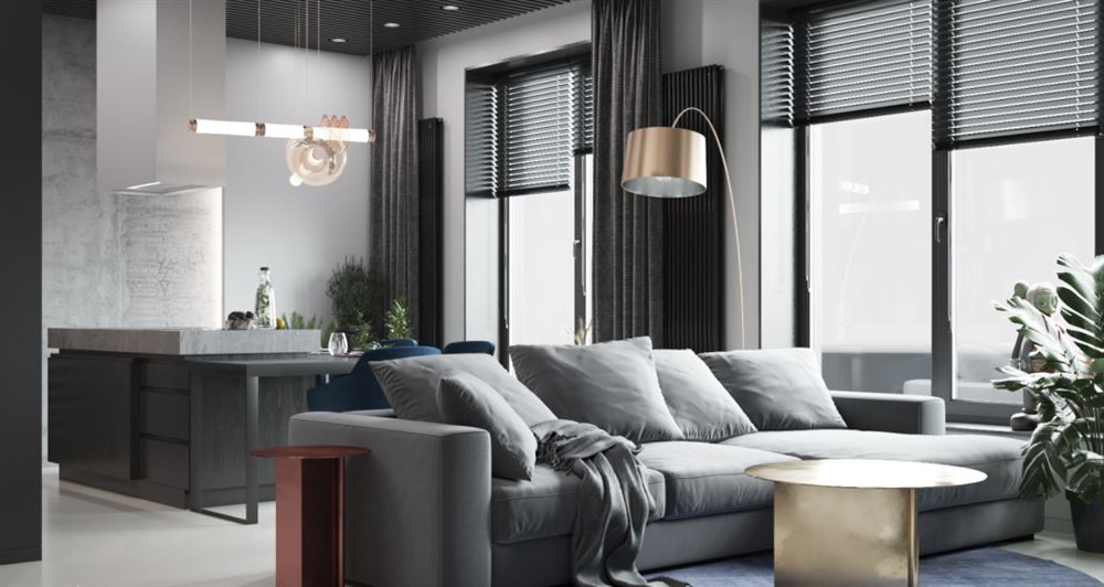 深圳市保利勤誠達譽都現代簡約風格三居室裝修案例