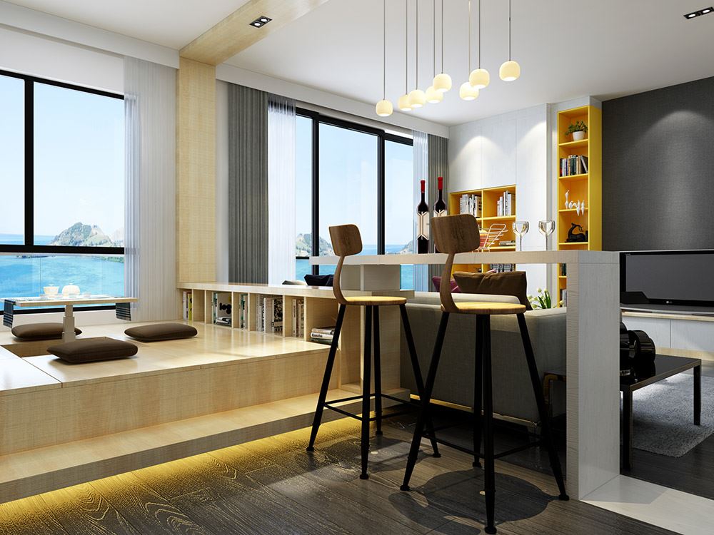 楚雄彝族自治州半城巷6號院現(xiàn)代簡約風(fēng)格二居室裝修案例