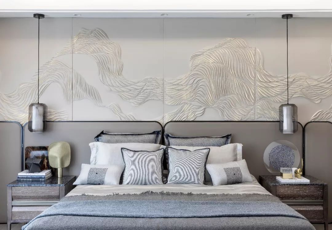 新中式風格家裝設計別墅裝修效果圖-臥室 新中式風格家裝設計別墅裝修效果圖-臥室