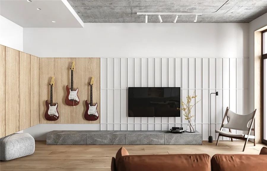 陽江市嘉華尚城現代簡約風格二居室裝修案例