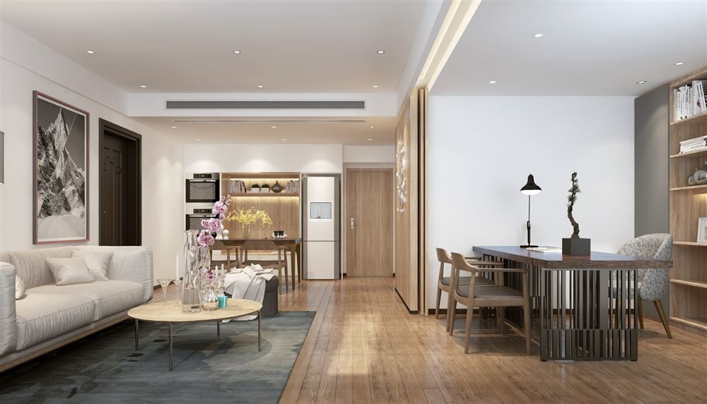 廣州市越秀濱海新城北歐風(fēng)格三居室裝修案例