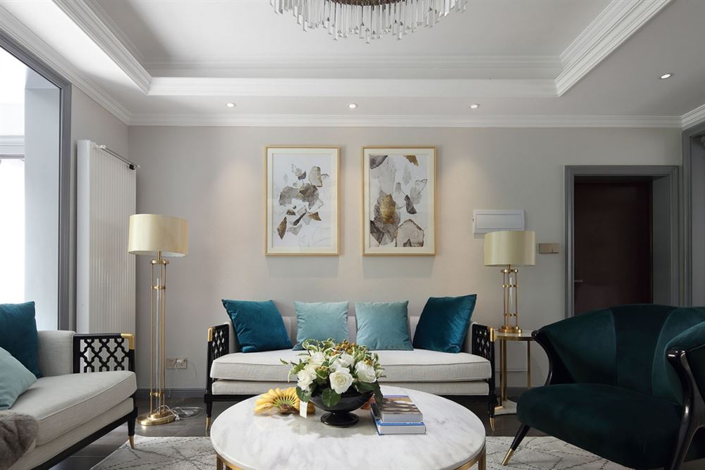 惠州市碧桂園竹溪山境花園輕奢風(fēng)格三居室裝修案例