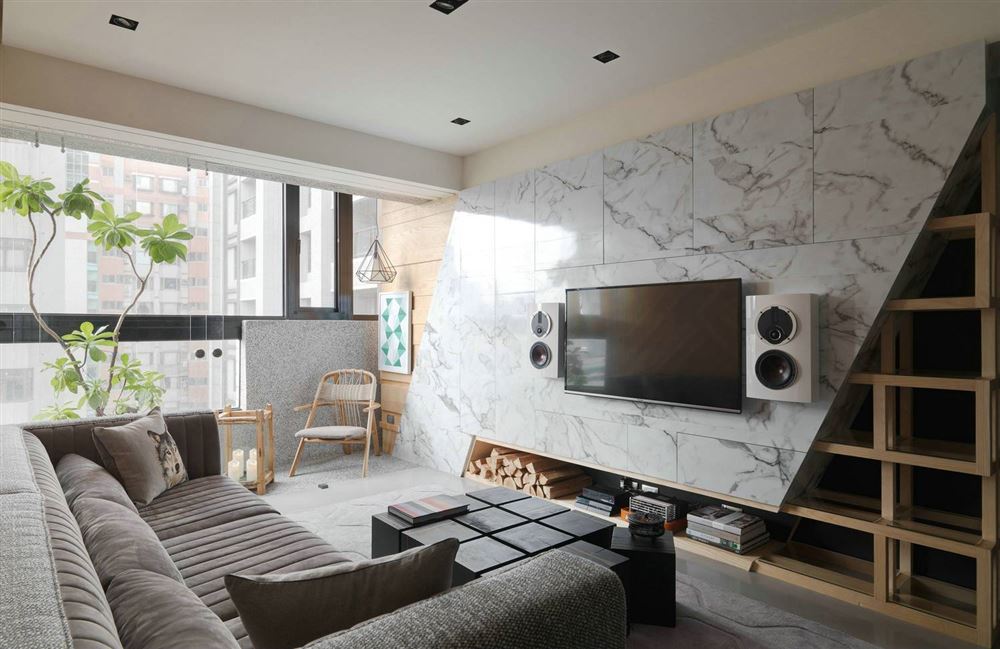 湛江市正基金科名苑現代簡約風格三居室裝修案例