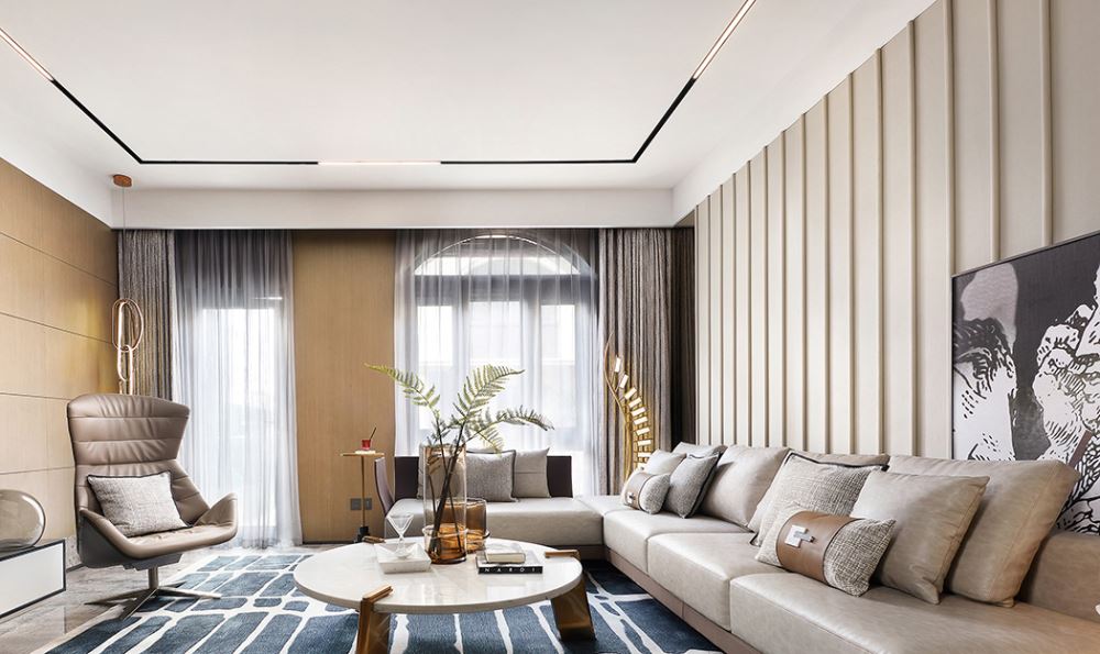 楚雄彝族自治州北浦小區現代風格別墅裝修案例