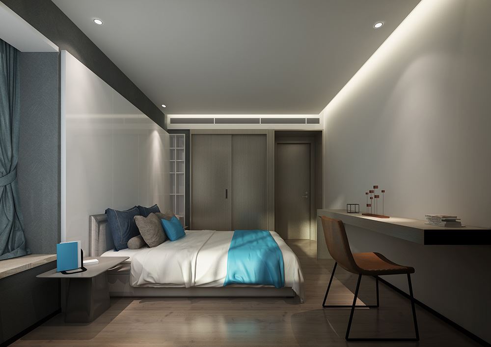 廣州市保利羅蘭國際現代簡約風格四居室裝修案例