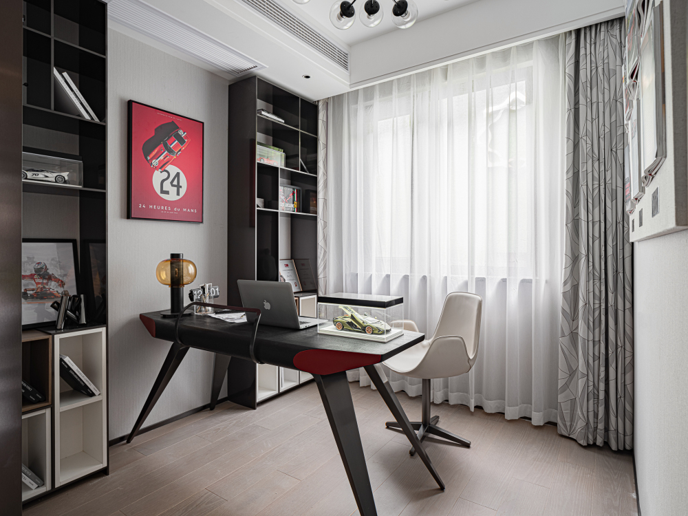 現(xiàn)代前衛(wèi)風(fēng)格室內(nèi)設(shè)計(jì)家裝案例-書房 現(xiàn)代前衛(wèi)風(fēng)格室內(nèi)設(shè)計(jì)家裝案例-書房