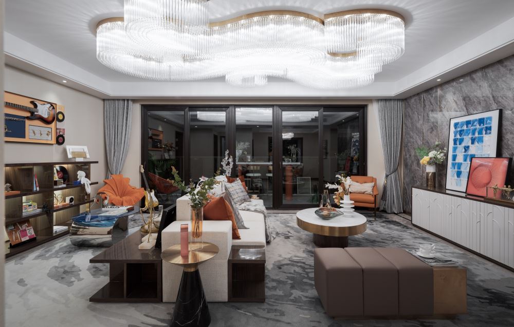 佛山市旭輝雅居樂清樾北歐風格三居室裝修案例