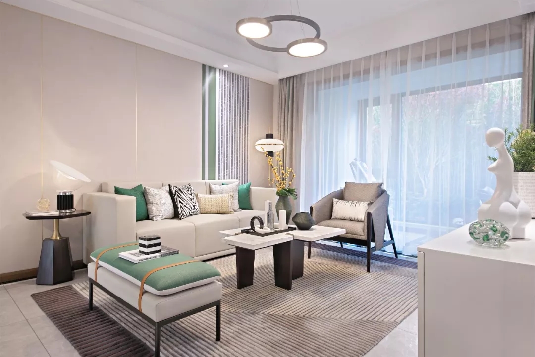 輕奢現(xiàn)代風(fēng)格室內(nèi)家裝案例效果圖-客廳 輕奢現(xiàn)代風(fēng)格室內(nèi)家裝案例效果圖-客廳