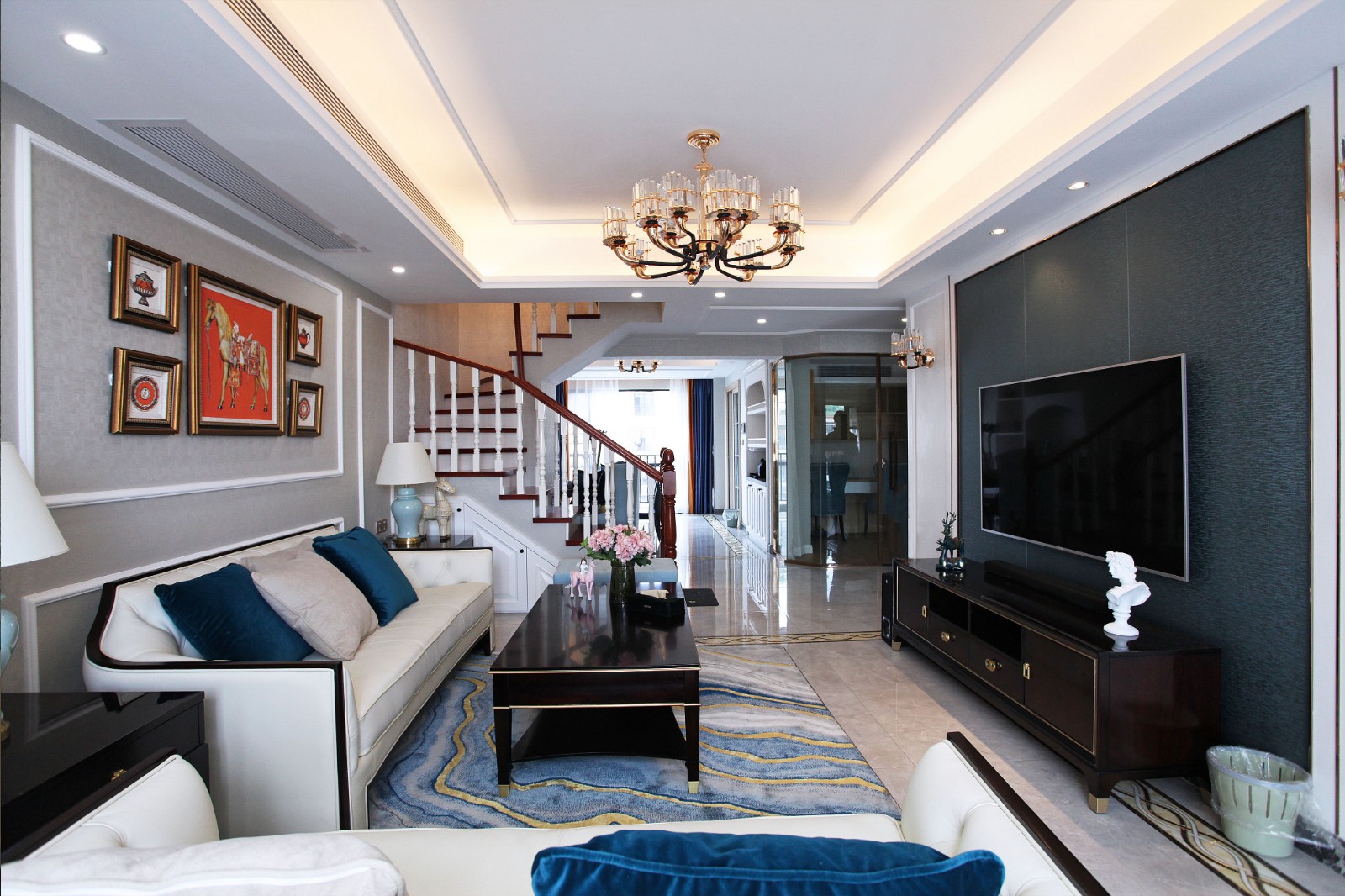 簡歐風格家裝設計室內裝修效果圖-客廳 簡歐風格家裝設計室內裝修效果圖-客廳