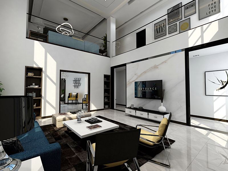 曲靖市金湘九俊歐式風格別墅裝修案例