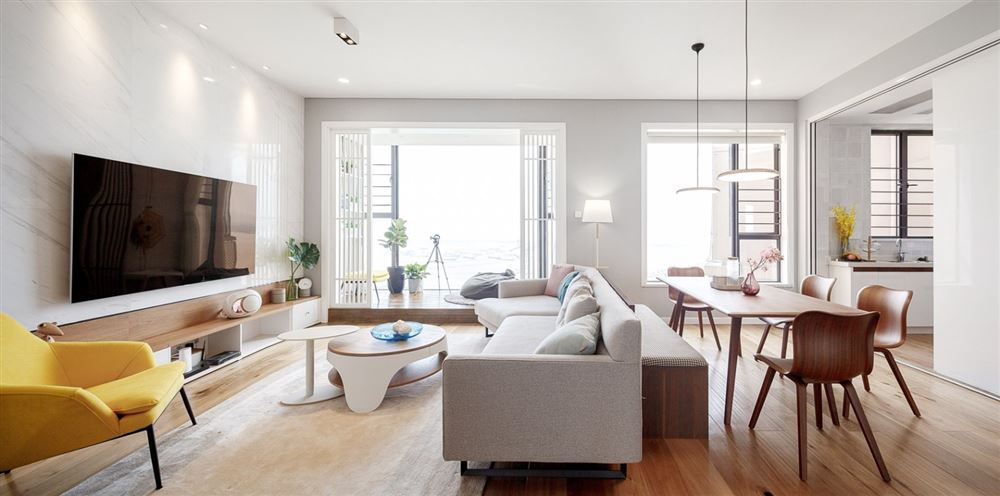 江門市文昌花園北歐風格三居室裝修案例