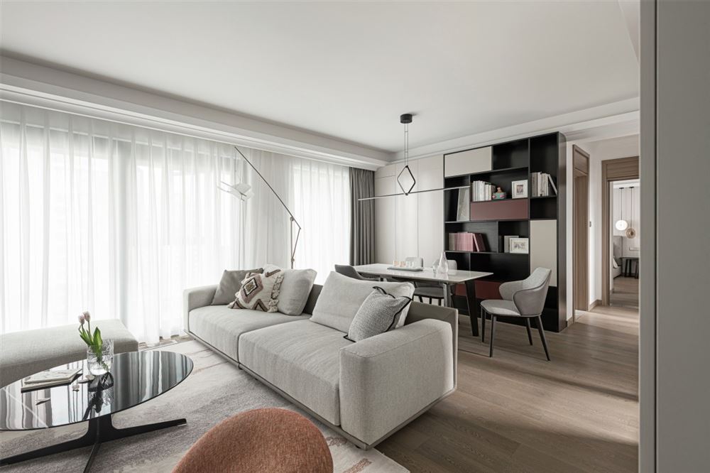 佛山市招商·悅府現代簡約風格三居室裝修案例