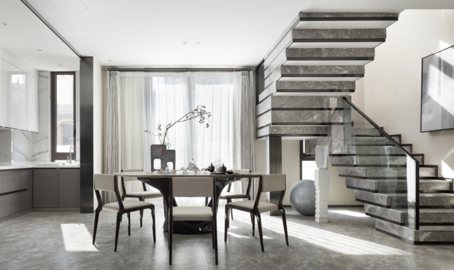 新中式風(fēng)格別墅室內(nèi)設(shè)計家裝案例-餐廳 新中式風(fēng)格別墅室內(nèi)設(shè)計家裝案例-餐廳