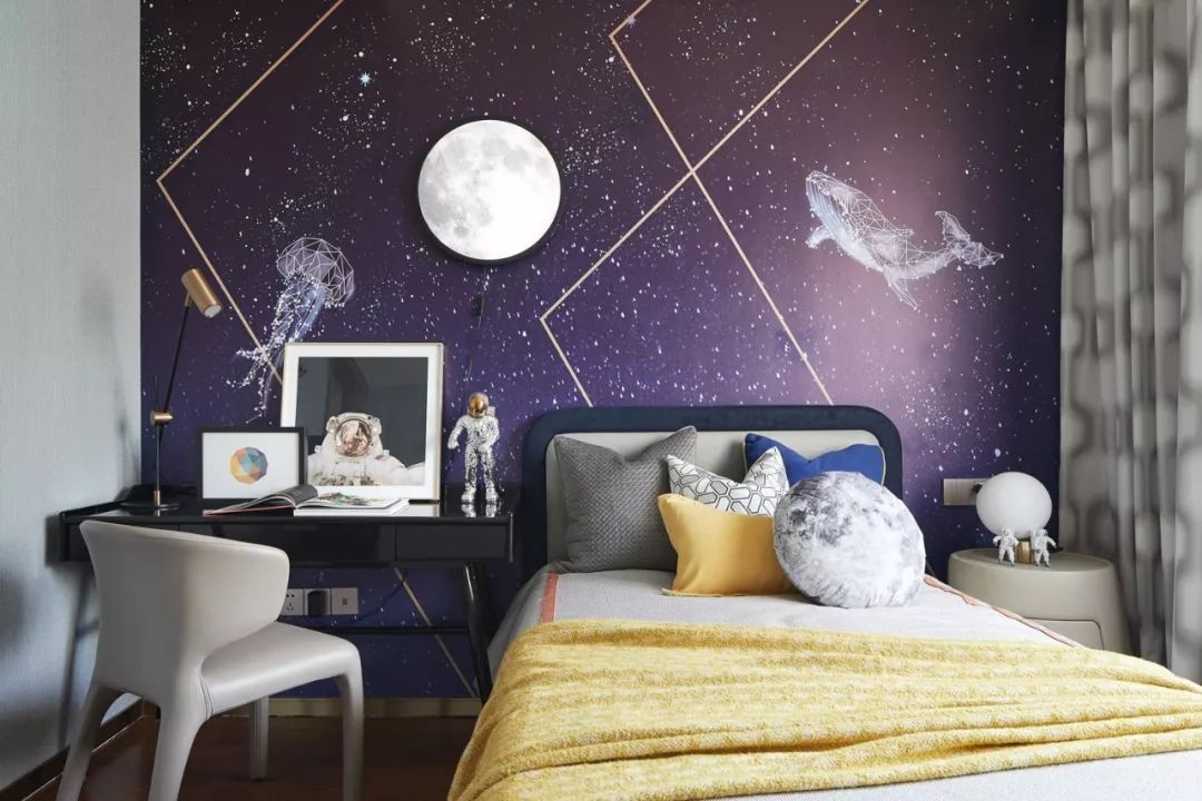 新中式風格家裝設計室內裝修效果圖-兒童房 新中式風格家裝設計室內裝修效果圖-兒童房