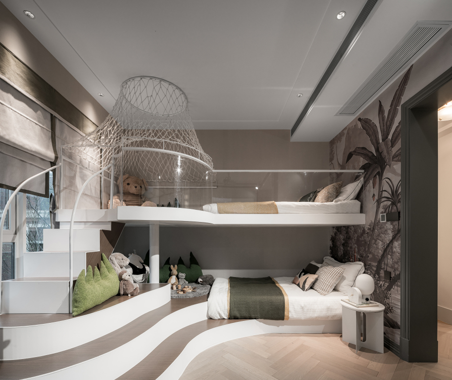 歐式輕奢風格家裝設計室內裝修效果圖-兒童房 歐式輕奢風格家裝設計室內裝修效果圖-兒童房